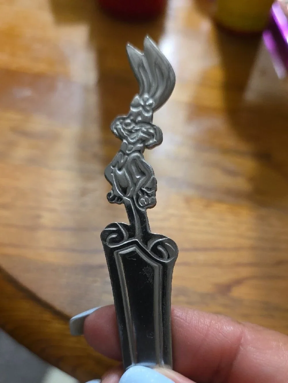 Vintage Nestle Quik Bunny Rabbit Stainless Steel Spoon ~7.5